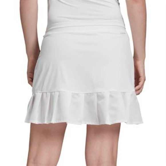Adidas White Club Long Tennis Skort - Picture 3 of 11